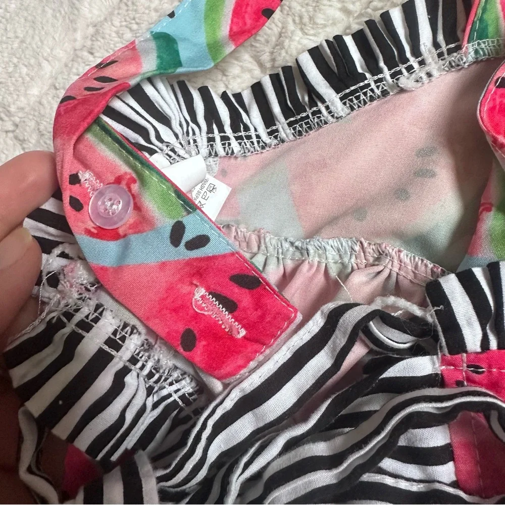 SHEIN | Girls Adjustable Watermelon Two Piece Set | Size 90